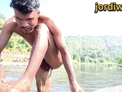 Bathing, gay teen (18+), gay daddy bear