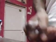 Black cock tributing to me