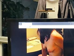 Cute girl studies hard to CUMM!