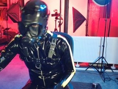 Dominant Rubberboy rules over his empire of latex