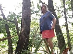 In the woods