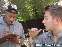 Ebony First-Timer Cums Donk