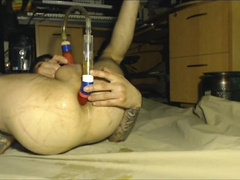 I piss directly into my own ass SOO much it overflows. super extreme fetish