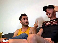 Jonah pushes his boner deep into Jaden's booty