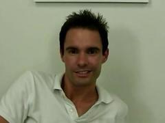 He's shy, sexy, and about to cream everywhere