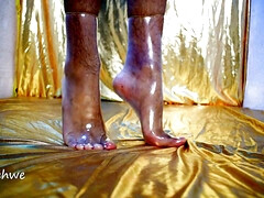 Condom stockings fetish