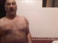 Hairy Turkish dad and his thick cock