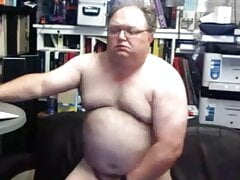 Daddy cums on cam