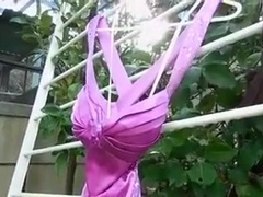 Prom Dress - Outdoors Hard Fuck Messy Cumshot
