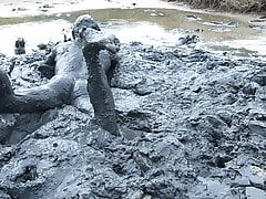 Muddy at the lake