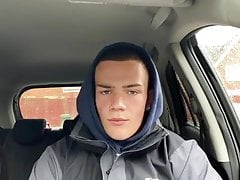 Big LJ does freestyle with big cock out