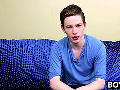 Adorable twink fellow Nico Michaelson gets super-naughty and masturbates it