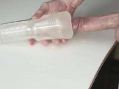 Clear Fleshlight go JIZM Hefty Uncircumcised Dinky