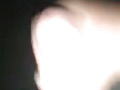 Jerking off at park at night