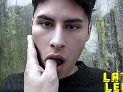 Latin twink wants a huge load all over his chest