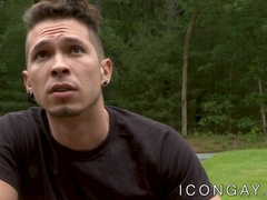 Huge handsome stud loves anal fucking younger guys