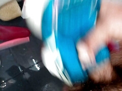 Sneakers fuck asics in bathroom