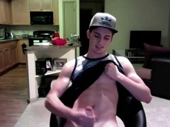 Jacking His Meatpipe In His Room