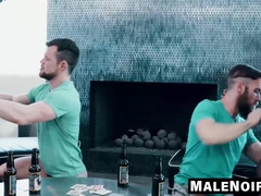 MaleNoir.com - Aaron Reese's wild exploration with trio excited bods