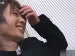 Japan Step daddy rimjob with cumshot