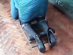 Slut Sadie Awating a Spanking or the cane