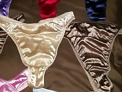 My Victoria secret second skin satin thong collection