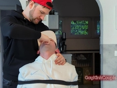 Bound On A Chair At His Mercy