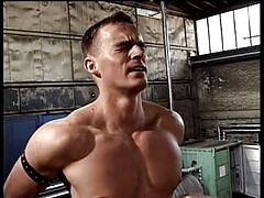 Cazzo. Rough time in a warehouse