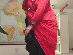 Aurelie striptease and masturbating