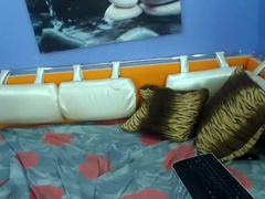 beautiful wanker boy in her room