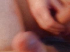 Cumming on my gay mates cock