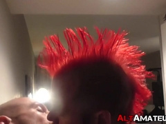 Punk rock dude banging naughty jockstrap boyfriend