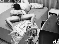 2 damn studs caught on voyeur camera at night.