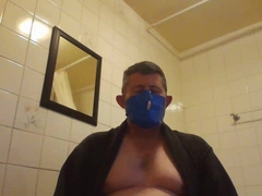 gag smoke, and duct gauze face