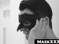 MaskXXX.com - Big dick striper Nick Vargas's jacking off the proper way solo