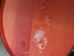 Cum in bathroom