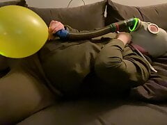 BHDL -  N.V.A. LATEXGASMASK BREATHPLAY - THE GLOWING REBREATHALYZER PART 3 -