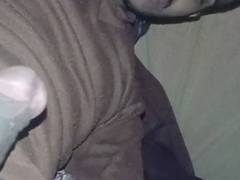 Intimate video call with girlfriend