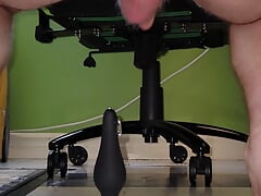 Young Guy Cums Hands Free Using a Butt Plug on his tight asshole and Juicy Ass