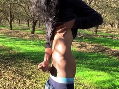 Cute Twink Masturbates Secretly In The Forest