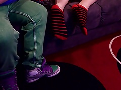 Me Tickling and playing with my BFs Feet