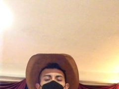 Messy steamy dude jerks and sends this vid to his stepbrother