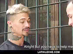 LatinLeche - Watching My inked Latino boyfriend Get drilled By Another Guy