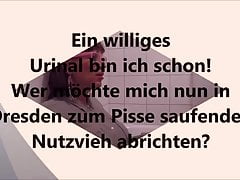 Freundin Renate.Dresdens groeste Maul und Piss Hure