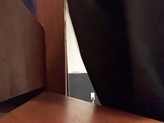 BLACK FEET ON STAIRS