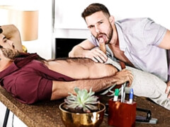 Hunky accountant Diego Sans fucking his client, Casey Jack