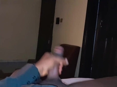 Warm Teenager Squealing Noisy In Motel Guest room - Solo Onanism