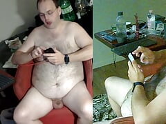 I'm supping naked