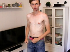 Debt-riddled twink gets railed in the butt