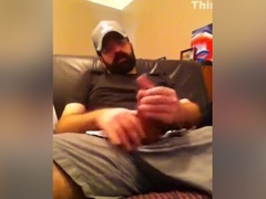 Stroking my big italian cock and talking dirty